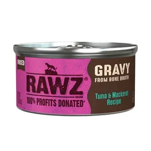 18/3oz Rawz Gravy Tuna & Mackerel - Food